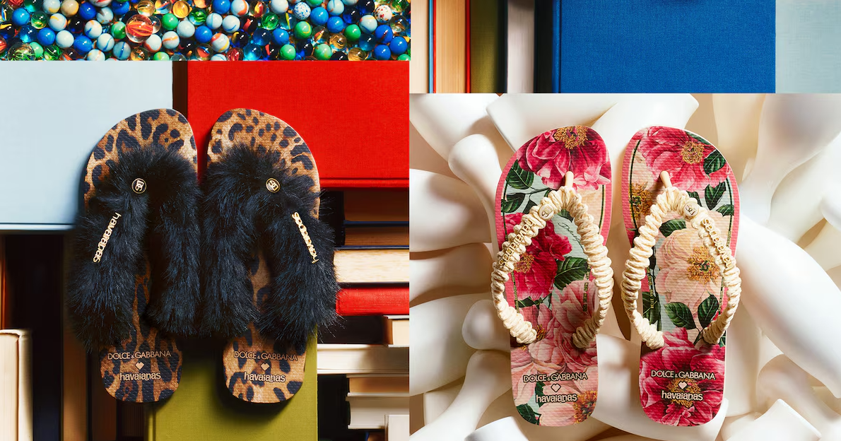 Havaianas e Dolce & Gabbana lançam nova collab com edição limitada